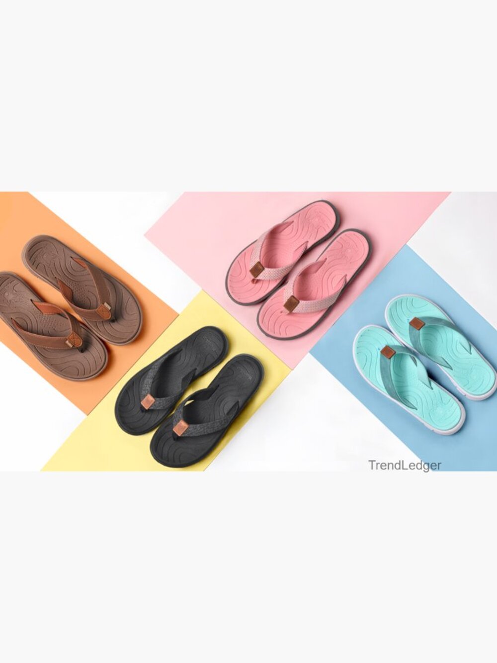 Arch Support Flip Flops - Comfortable Yoga Mat Cushion Sandals - Picture 7 of 7